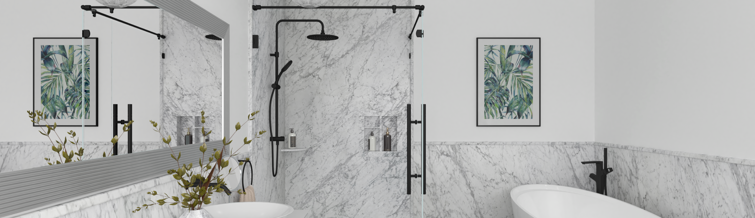 Contemporary Shower Accessories - Innovate Building Solutions